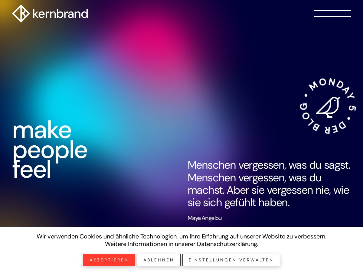 Website von Kernbrand AG
