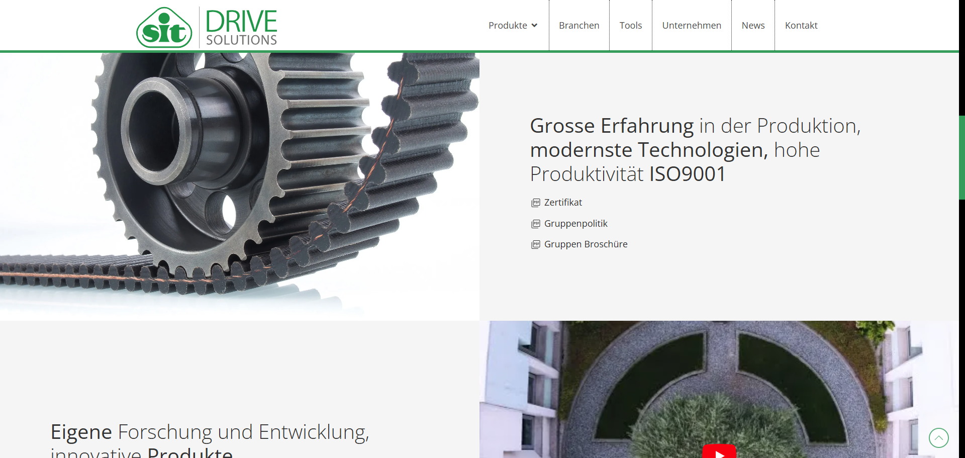 Website von SIT Drive Solutions